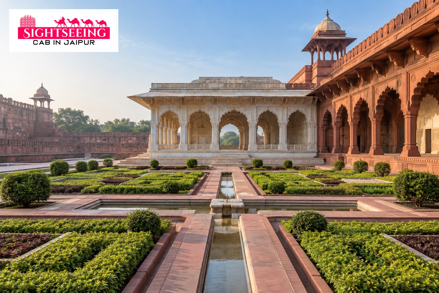 Anguri Bagh garden inside Agra Fort