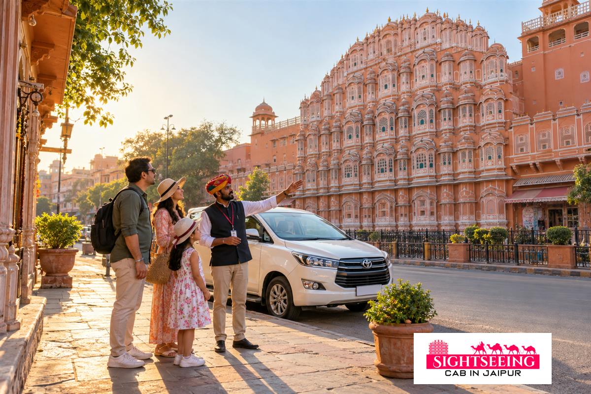 Private guided sightseeing at Hawa Mahal in Jaipur