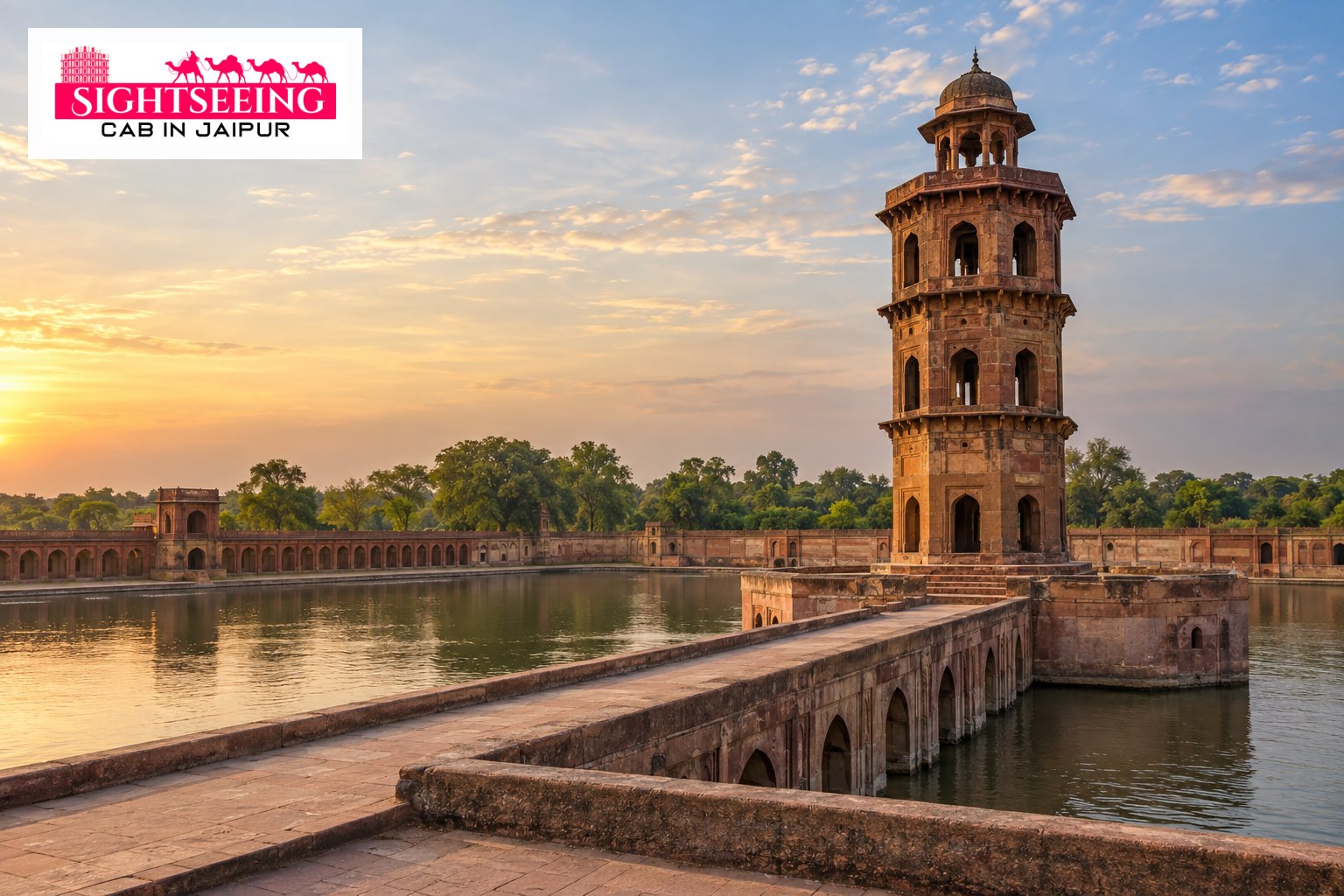 Hiran Minar at Fatehpur Sikri on Jaipur Agra route