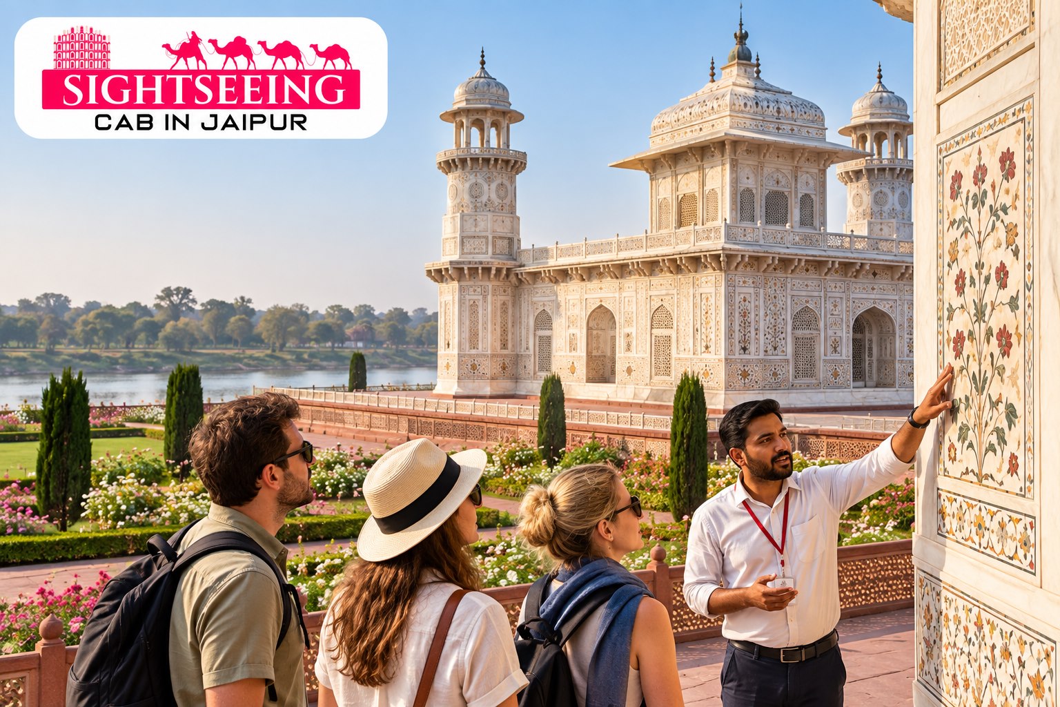 Itmad-ud-Daulah Baby Taj in Agra with website branding
