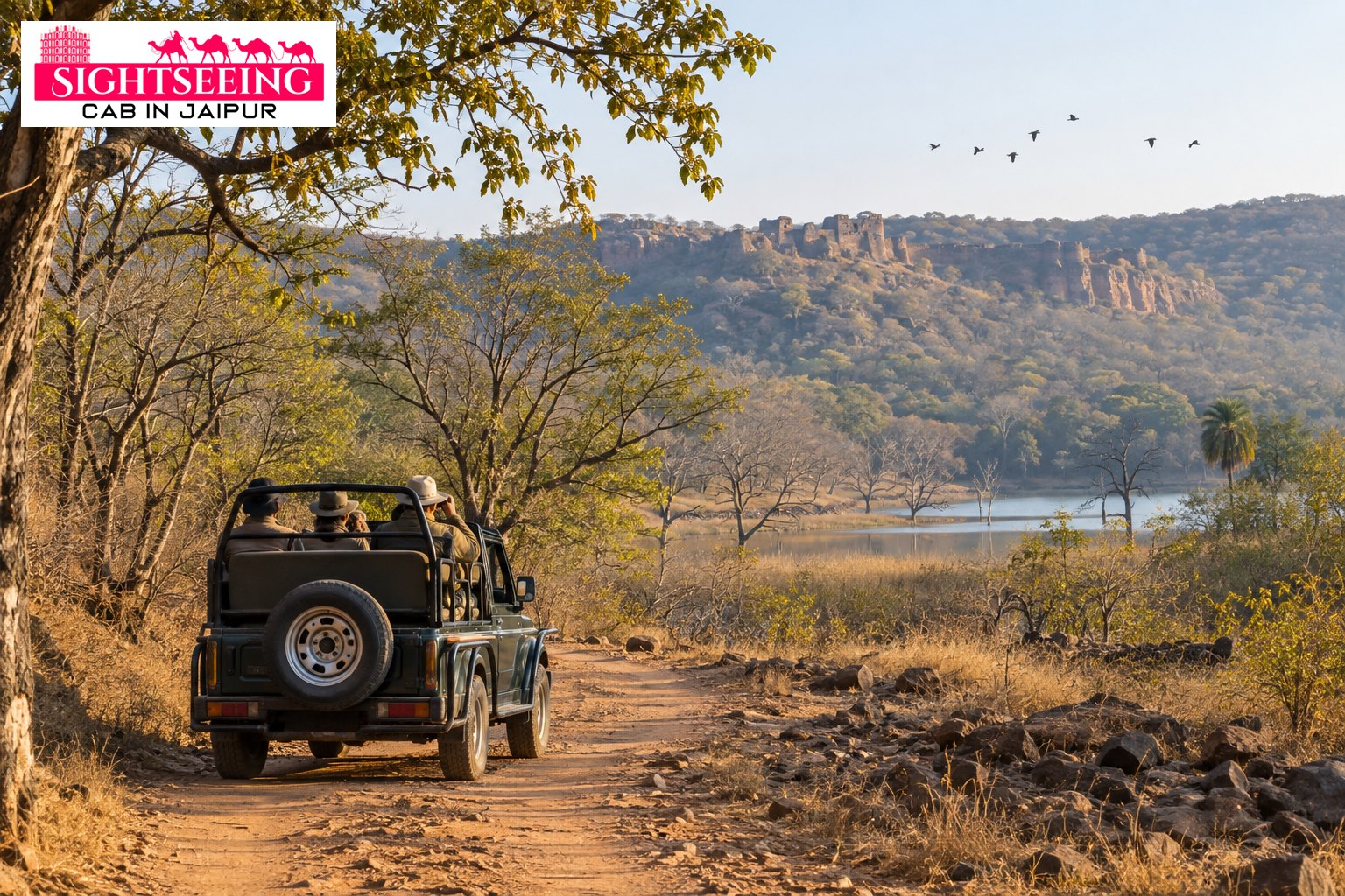 Responsible safari jeep in Ranthambore National Park