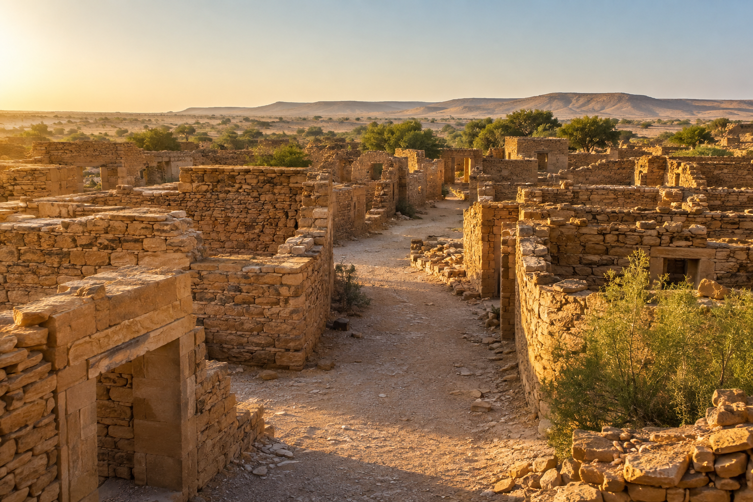 Kuldhara heritage village near Jaisalmer