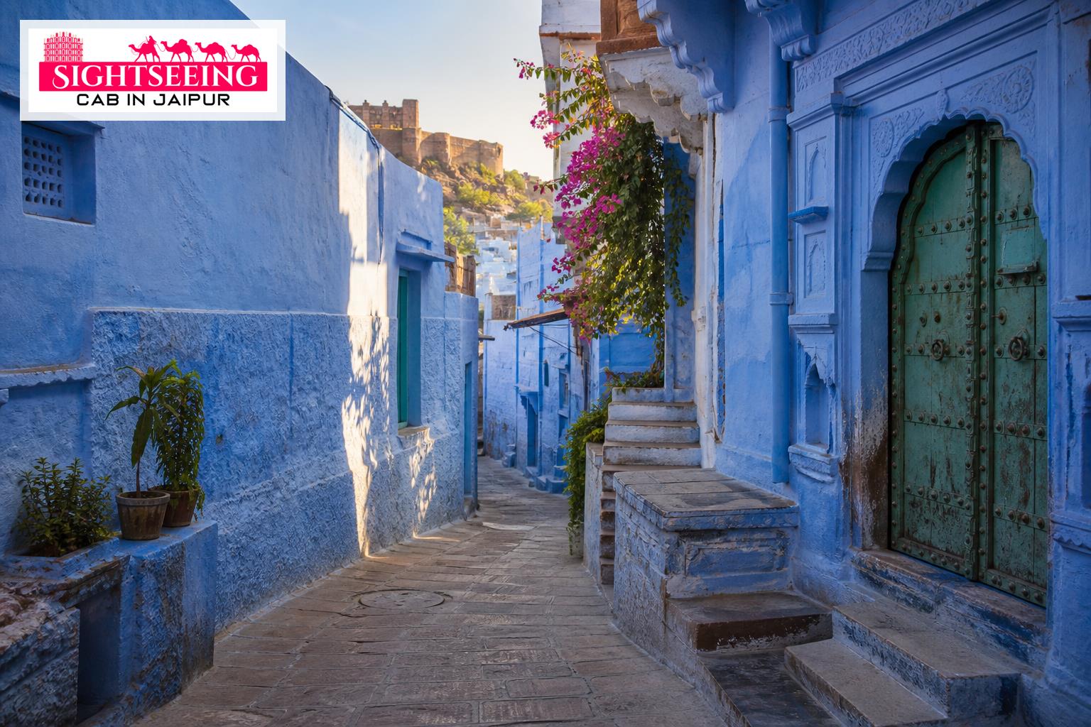 Traditional blue-painted lanes in Jodhpur old city