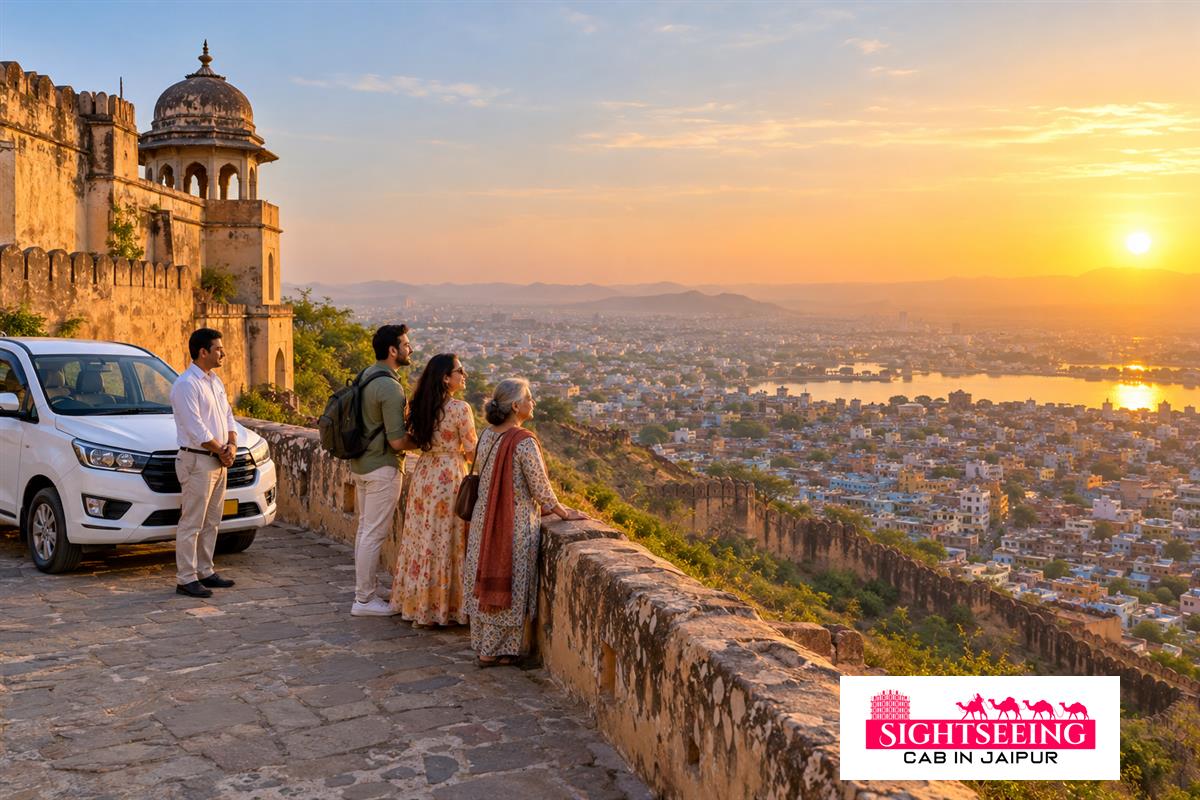 Nahargarh Fort panorama before departure from Jaipur