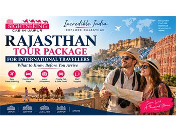 Rajasthan tour package for international travellers with Jaipur, Jodhpur, Jaisalmer and Udaipur highlights